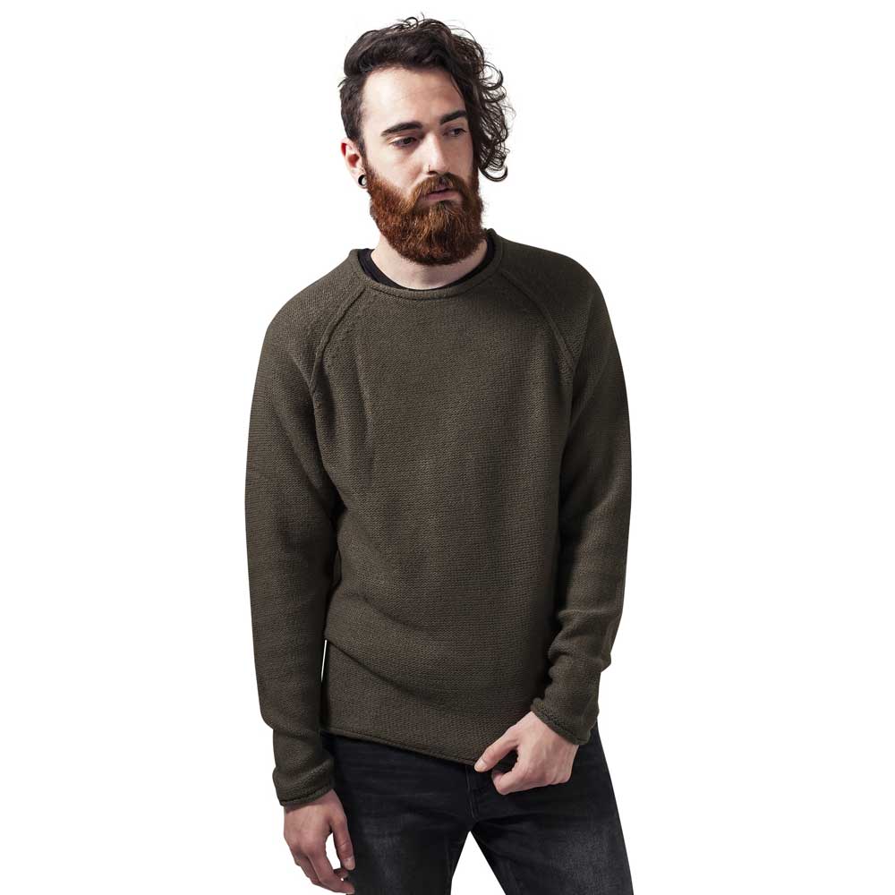 Urban Classics - Raglan Wideneck Sweater - Green